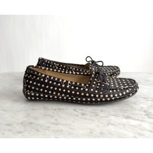 Sebago Bala Docksides Women's‎ 9 Polka Dot Calf Hair Loafers